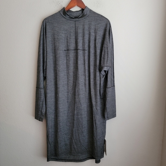 LululemonLab Vindur Dress Wool in Heathered Black size XL NWT - Picture 6 of 9